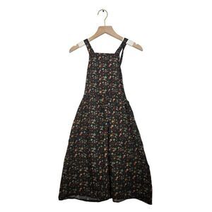 Nellie Quats Vita Liberty Print Pinafore Dress Size 10 Floral Cotton